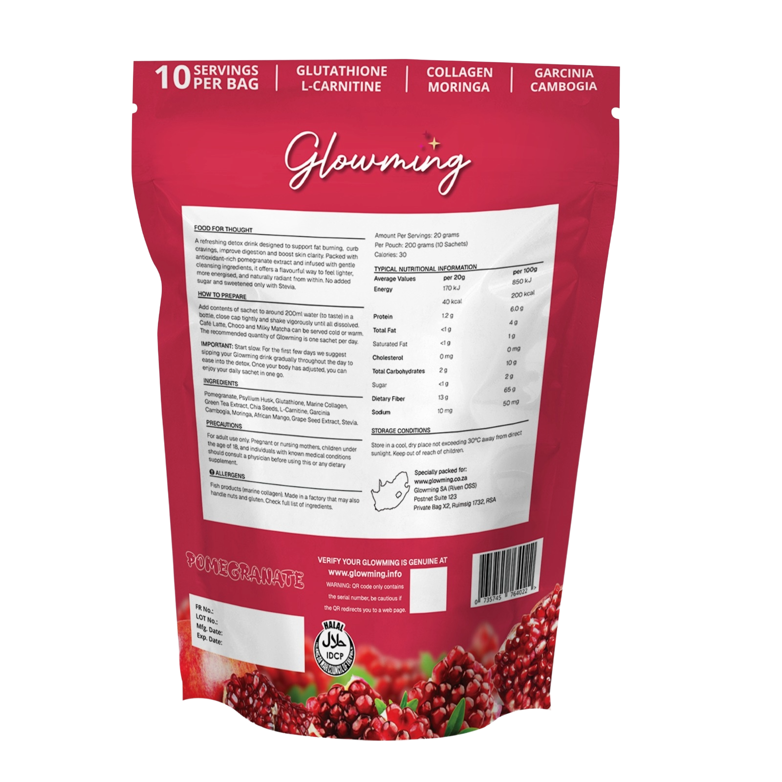 Pomegranate back